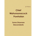 Chief Wahunsonacock Powhatan Some Shawnee Descendants