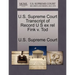U.S. Supreme Court Transcript of Record U S Ex Rel Fink V. Tod