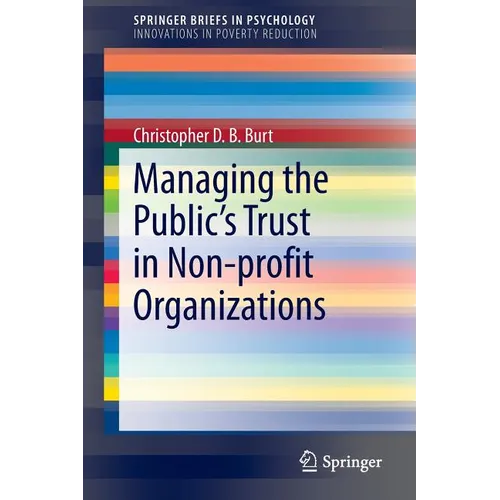 Managing the Public's Trust in Non-Profit Organizations
