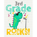 3rd Grade Rocks!: Funny Back To School notebook, Gift For Girls and Boys,109 College Ruled Line Paper, Cute School Notebook, School Composition Notebo