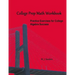 College Prep Math Workbook: Practice Exercises for College Algebra Success