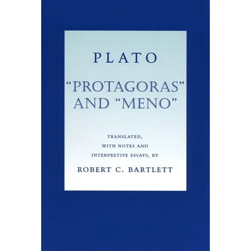 Plato "Protagoras" and "Meno"