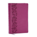 NKJV Personal Size Large Print Bible with 43,000 Cross References, Pink Leathersoft, Red Letter, Comfort Print (Thumb Indexed)