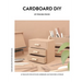 Cardboard DIY by Itoshige Studio 20 Templates for Mini Furniture & Storage