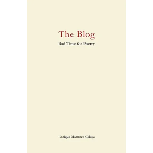 The Blog: Bad Time for Poetry