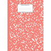 Marble Notebook A4: Coral Pink Marble College Ruled Journal