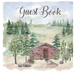 Cabin house guest book (hardback), comments book, guest book to sign, vacation home, holiday home, visitors comment book