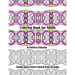 Coloring Book for Adults and Big Kids for Anti-Stress and Relaxation: Beautiful Abstract Patterns and Intricate Ornate Tile Designs