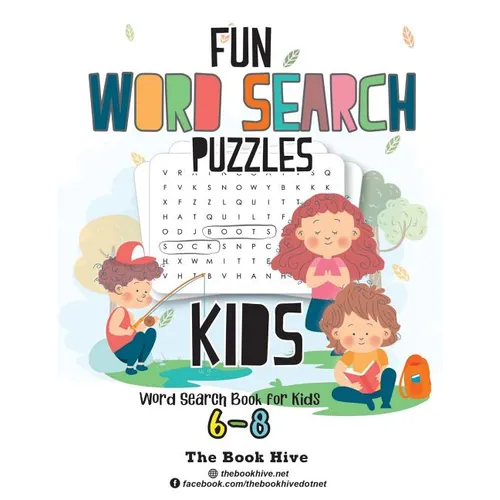 Fun Word Search Puzzles Kids: Word Search Books for Kids 6-8
