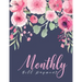 Monthly Bill Payment: Expense Finance Organize your bills and plan for your expenses Monthly Bill Planning Budgeting Record