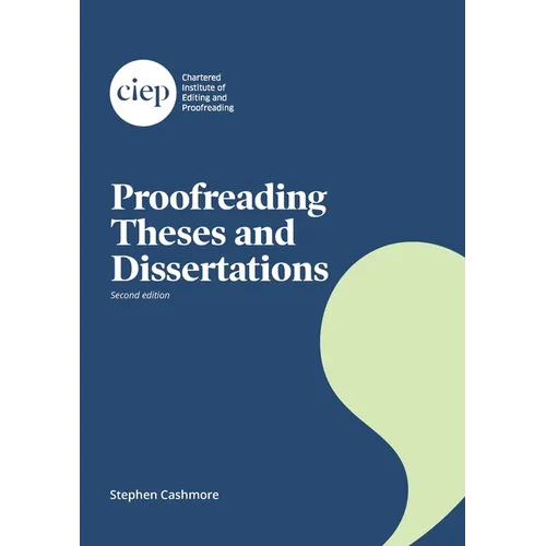 Proofreading Theses and Dissertations