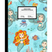 Graph Paper Composition Notebook: Quad Ruled 4 Squares Per Inch Sheets, Math and Science Grid Note Book for Elementary Students, Beautiful Mermaid