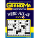 GRANDMA Inspirational WORD FILL-IN Book: 120 puzzles and inspirational quotes to