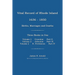Vital Record of Rhode Island 1636-1850: Births, Marriages and Deaths: Cranston, Johnston, and North Providence, Rhode Island