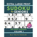 Extra Large Print Sudoku for Seniors: 100 Easy Puzzles Book with Solutions Volume 1 Perfect for Beginners & Elderly 50pt Font