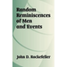 Random Reminiscences of Men and Events