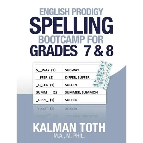 English Prodigy Spelling Bootcamp For Grades 7 & 8