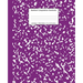 Marbled Composition Notebook: Purple Marble Wide Ruled Paper Subject Book