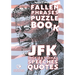 JFK Inspirational Speeches Quotes: FALLEN PHRASES PUZZLE BOOK: discovering and remembering the words of our most loved President