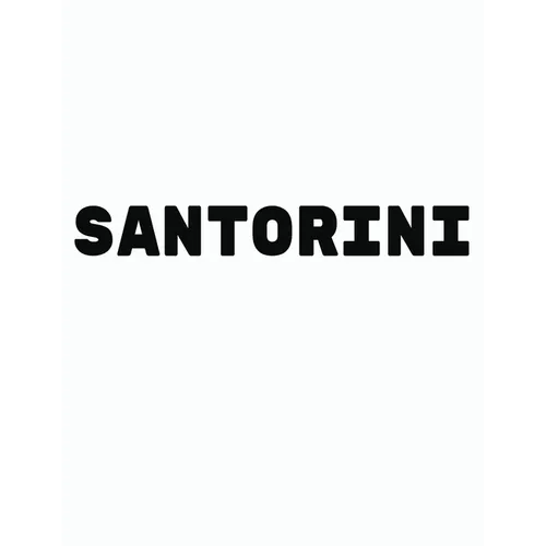 Santorini: Black and White Decorative Book to Stack Together on Coffee Tables, Bookshelves and Interior Design - Add Bookish Char