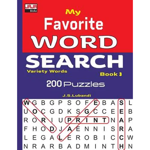 My Favorite WORD SEARCH Book 3