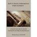 How to Create a Performance Work Statement: Guidance for Writing Proper Statements of Work for Performance