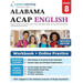 Alabama Comprehensive Assessment Program Test Prep: Grade 8 English Language Arts Literacy (ELA) Practice Workbook and Full-length Online Assessments