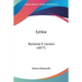 Lyrica: Romanze E Canzoni (1877)