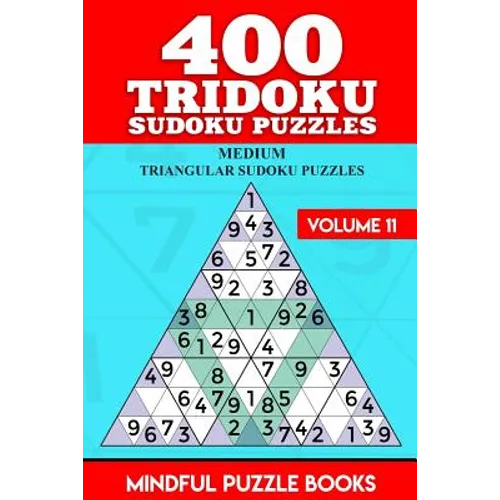 400 Tridoku Sudoku Puzzles: Medium Triangular Sudoku Puzzles