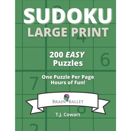 Sudoku Large Print: 200 Easy Puzzles
