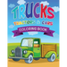Trucks, Tractors & Cars Coloring Book