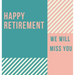 Happy Retirement Guest Book (Hardcover): Guestbook for retirement, message book, memory book, keepsake, retirement book for signing