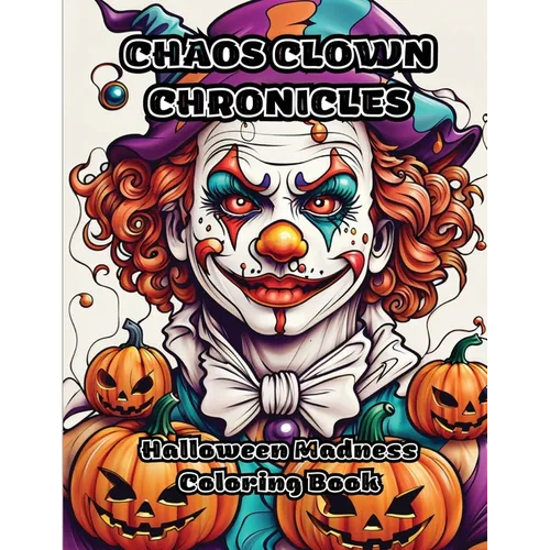 Chaos Clown Chronicles: Halloween Madness Coloring Book