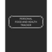 Personal Food and Health Tracker: Six-Week Food and Symptoms Diary (Black, 8x10)