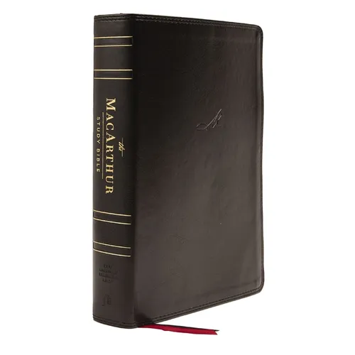 Nasb, MacArthur Study Bible, 2nd Edition, Leathersoft, Black, Thumb Indexed, Comfort Print: Unleashing God's Truth One Verse at a Time
