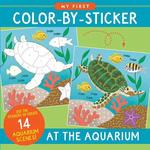 My First Color-By-Sticker Book - At the Aquarium