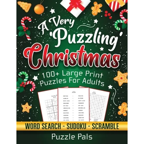 A Very Puzzling Christmas: 100+ Large Print Puzzles For Adults
