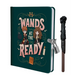 Harry Potter: Wands at the Ready Lock & Key Diary