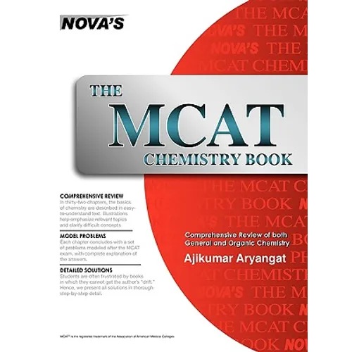 The MCAT Chemistry Book