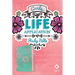 NLT Girls Life Application Study Bible (Leatherlike, Teal/Pink Flowers)