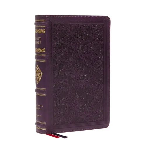 KJV Large Print Reference Bible, Purple Leathersoft, Red Letter, Comfort Print (Sovereign Collection): Holy Bible, King James Version