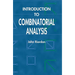 Introduction to Combinatorial Analysis