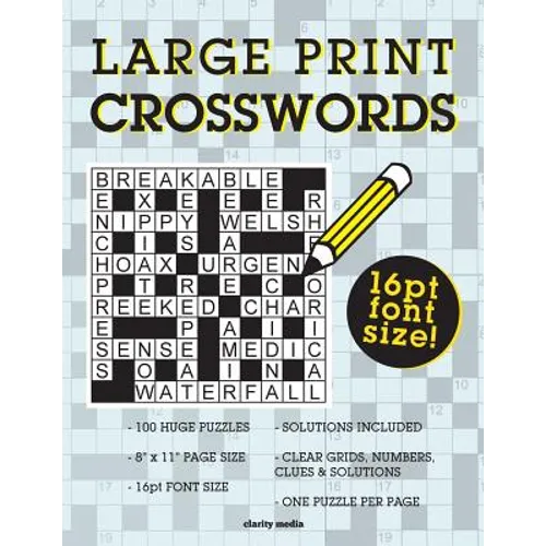 Large Print Crosswords