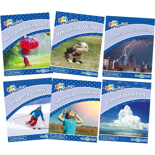 Jolly Phonics Readers Level 4, Our World, Complete Set: In Print Letters (American English Edition)