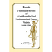 Records of Indentured Servants and of Certificates for Land, Northumberland County, Virginia, 1650-1795