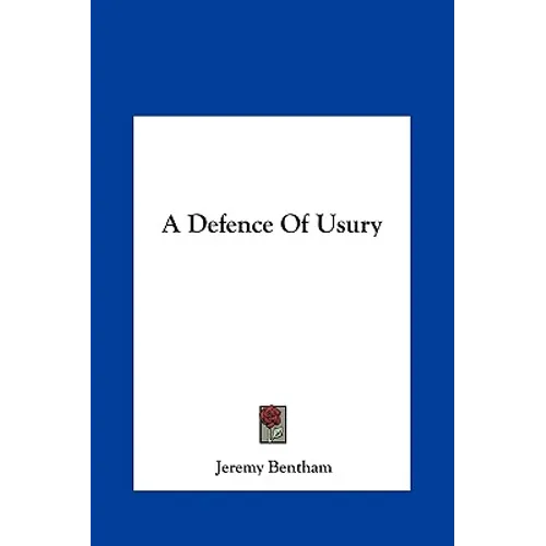 A Defence of Usury