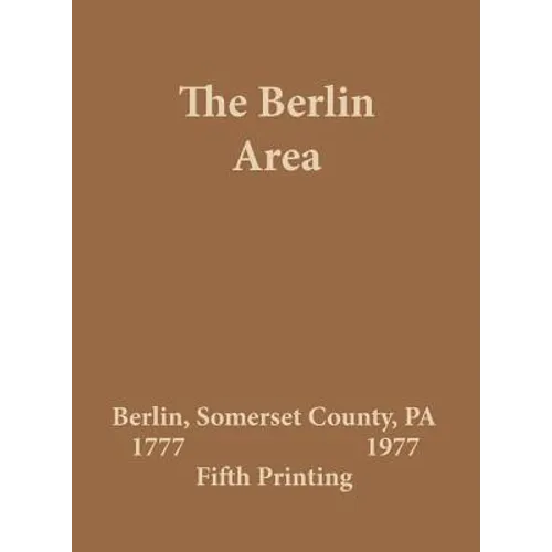 The Berlin Area 1777 - 1977