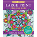 Large Print Coloring Book - Color Me Calm - 50 Big and Simple Designs