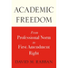 Academic Freedom: From Professional Norm to First Amendment Right
