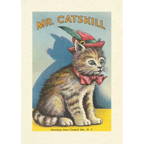 Vintage Lined Notebook Mr. Catskill, Greetings from Catskill Mts., NY